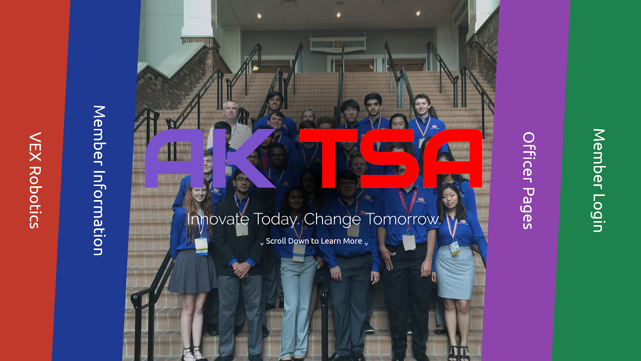 AKTSA home page, circa 2015
